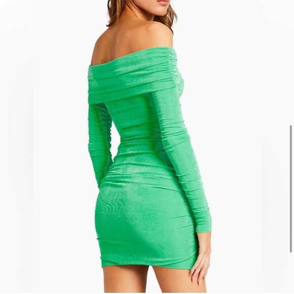 SER.O.YA Green Strapless Dress - Picture 4 of 14